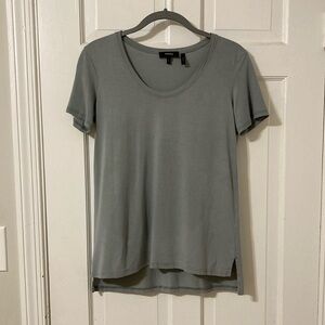 Theory Gray Pima Cottom/Modal blend Tee